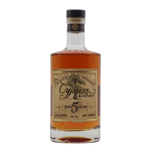 Cypress Cove 5yr Texas Whiskey 90'