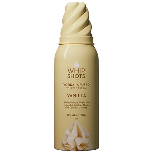 Whip Shots Vanilla Vodka Infused Whipped Cream