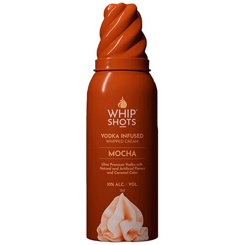 Whip Shots Vodka Infused Whipped Cream • Mocha