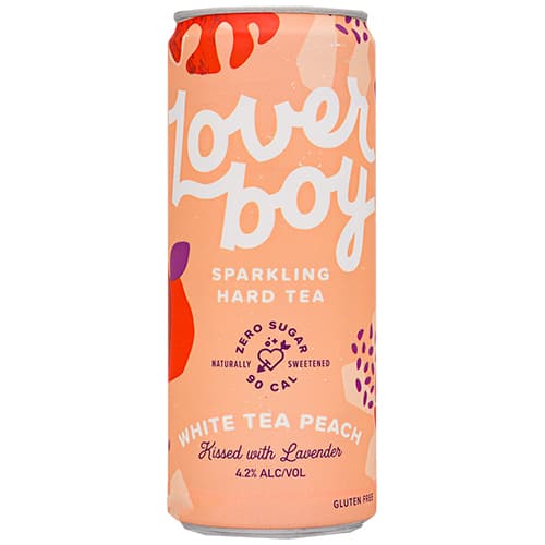 Loverboy White Tea Peach Hard Tea • 6pk Can