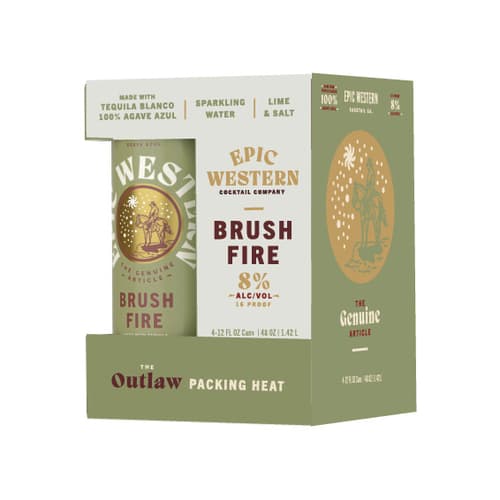 Epic Western Cocktails • Brush Fire 4pk-12oz