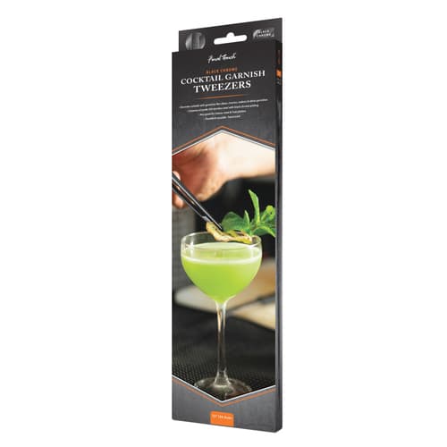 Final Touch • Cocktail Tweezers Black Chrome