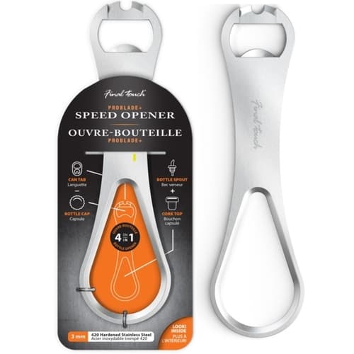 Final Touch Fianl Touch 4-in-1 Stainless Steel Speed Opener