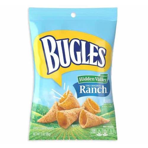 Bugles Crispy Corn Snack • Ranch