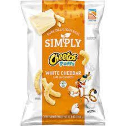 Cheetos Puff Simply White Cheddar Cheese Flavored Snacks
