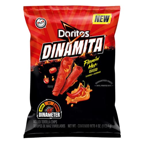 Doritos Dinamita Rolled Tortilla Chips Flamin Hot Queso