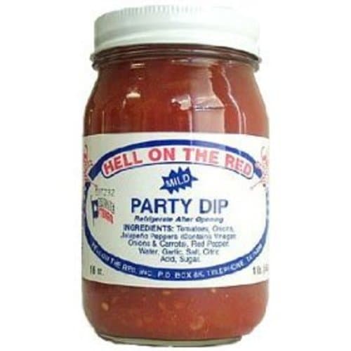 Hell On The Red! Legendary Texas Mild Party Dip Salsa