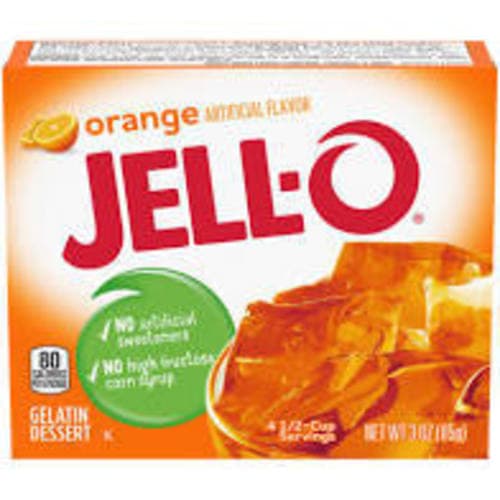 Jell-o Orange Gelatin Dessert