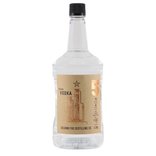 Column 5 Texas Vodka • Plastic