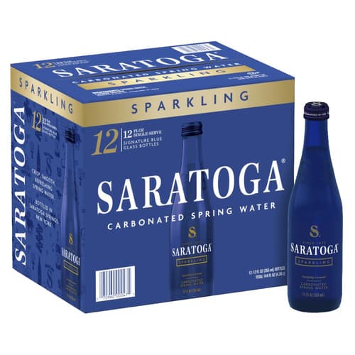 Saratoga Spring Water • Sparkling 12oz 12pk Glass