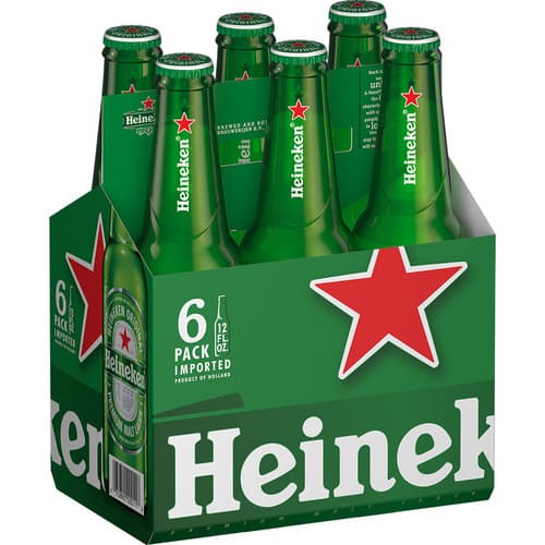 Heineken Lager • 6pk Bottle