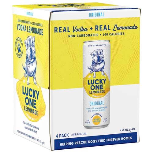 Lucky One Vodka Lemonade • Original 4pk-12oz