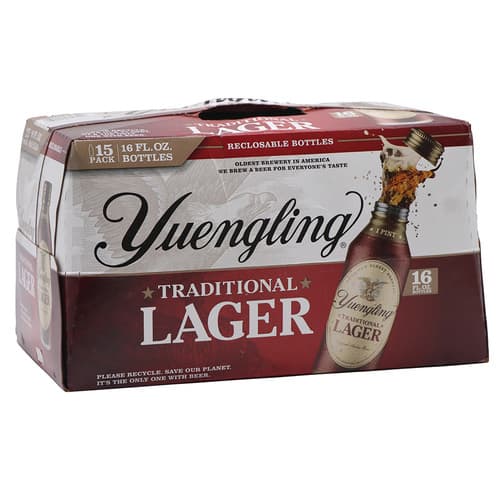 Yuengling Lager 15pk Aluminum Pints