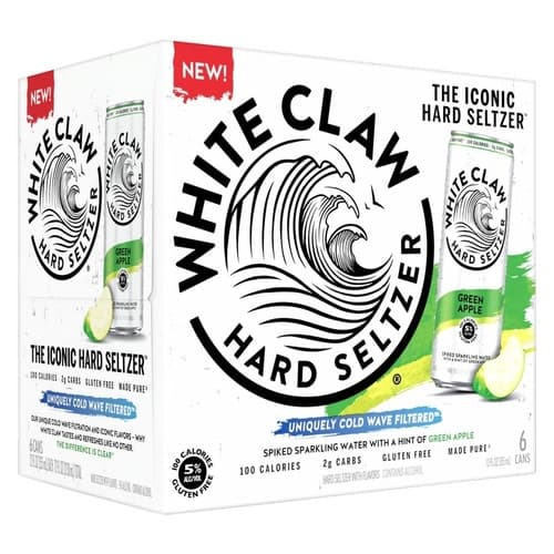 White Claw Green Apple • 6pk Can