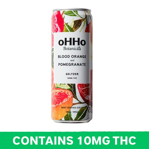 Ohho Blood Orange Pom Seltzer 5mg Delta 9 • Single Can