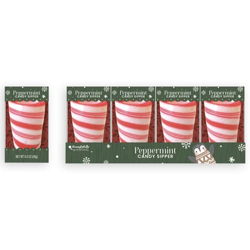 Peppermint Candy Shot Glass