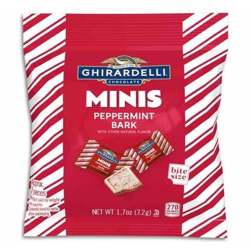 Holiday • Ghirardelli Peppermint Bark Minis Pouch