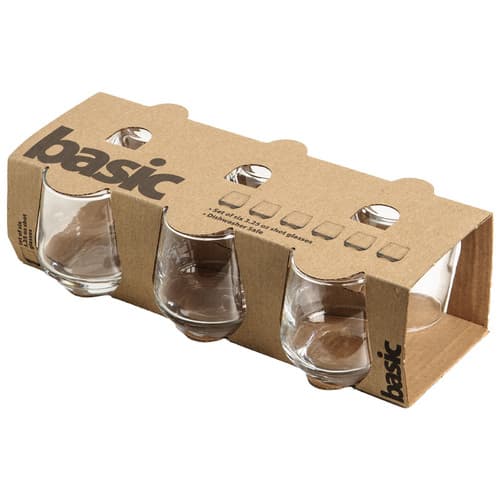 Home Essentials Basic • Bell Shot Glasses 3.25oz