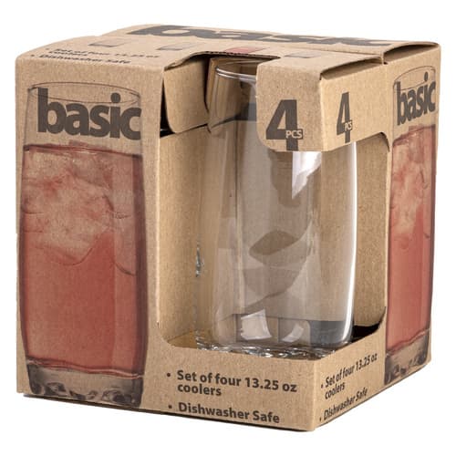Home Essentials Basic • Highball Glasses 13oz 4pk