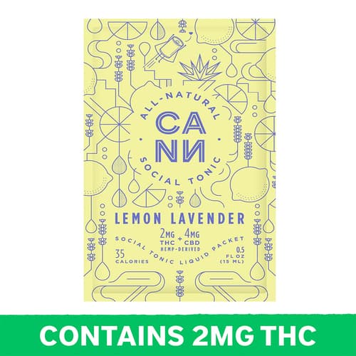Cann Lemon Lavender 2mg Delta 9 Liquid Packet