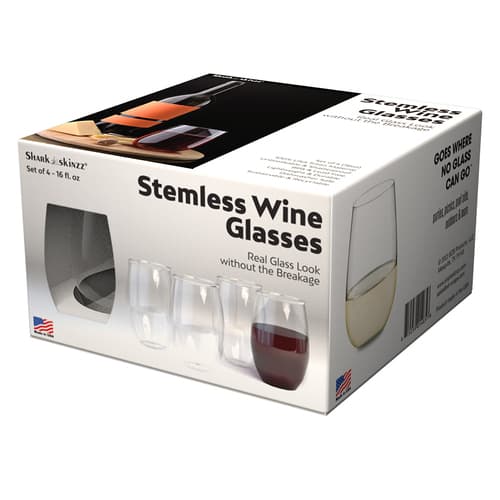 Shark Skinzz Tumbler • Wine Stemless Tritan 16oz