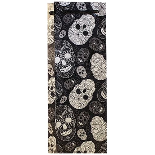Bella Vita C2u Gift Bag • Sugar Skulls Black White