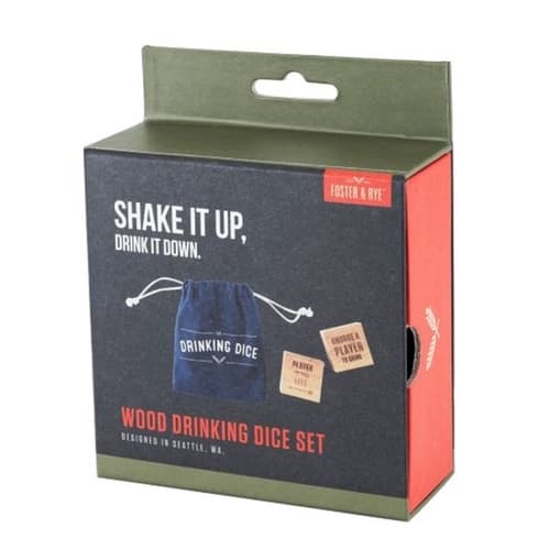 True Games • Drinking Dice Set Wood