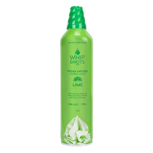 Whip Shots Vodka Infused Whipped Cream • Lime