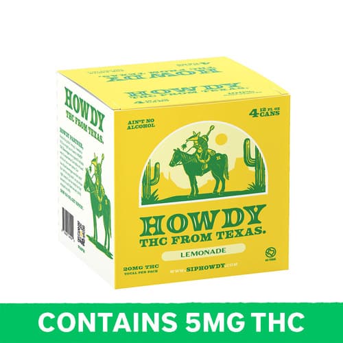 Howdy Hemp Derived Lemonade