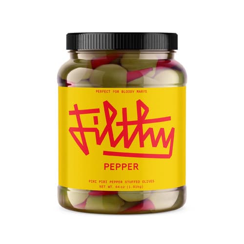 Filthy Foods • Pepper Stuffed Olive 64 oz